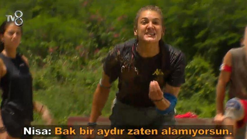 Survivor'da Nisa ve Yağmur birbirine girdi! Oyunu yarıda bıraktı, üzerine yürüdü! 'Ne dedin sen?'