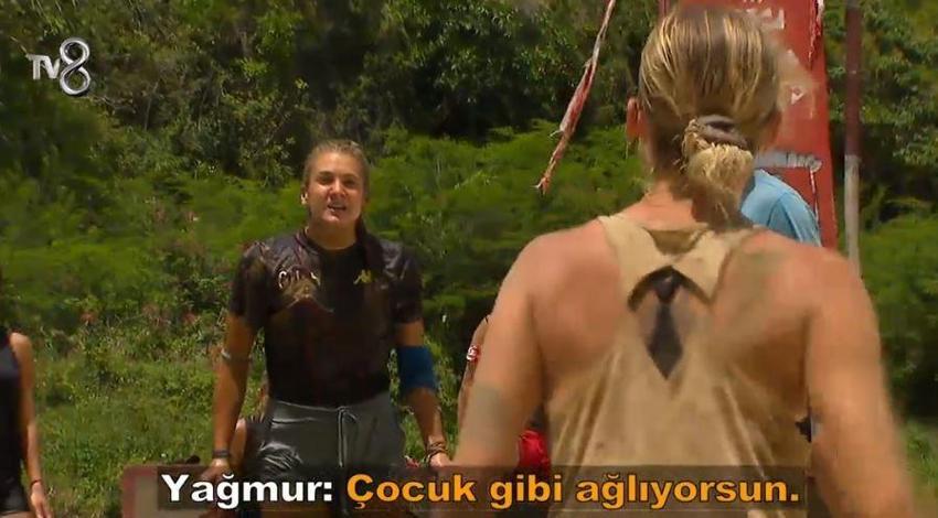 Survivor'da Nisa ve Yağmur birbirine girdi! Oyunu yarıda bıraktı, üzerine yürüdü! 'Ne dedin sen?'
