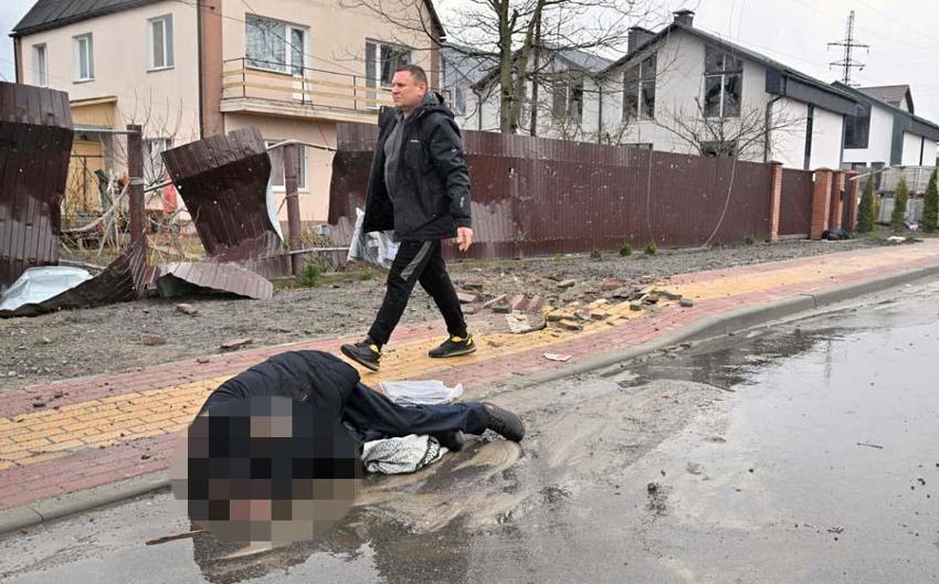 Buch'da dünyayı dehşete düşüren katliam! Zelenskiy vahşetin yaşandığı bölgede: Burada yaşananlar savaş suçu, Rusya için kötü olacak