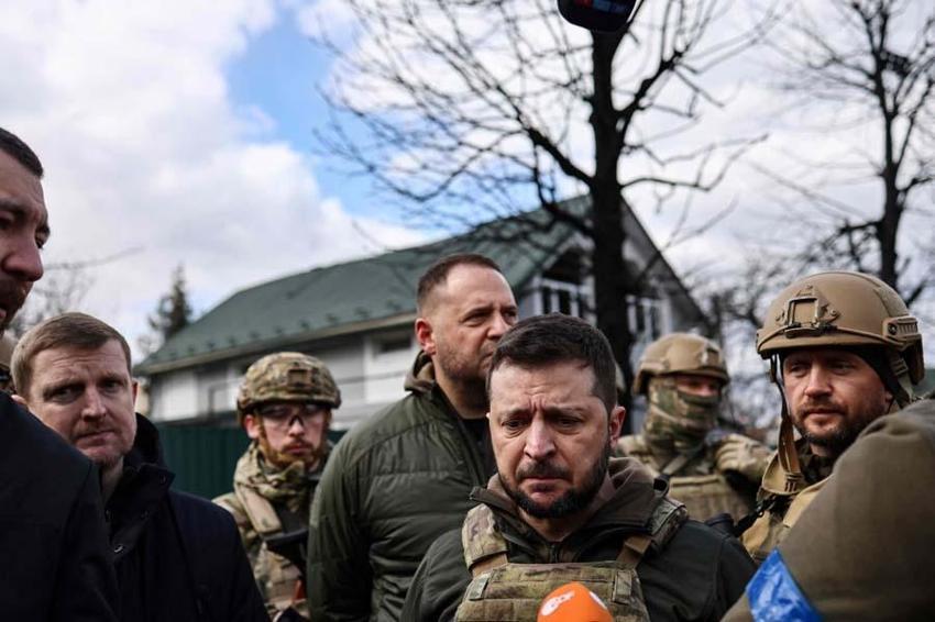 Buch'da dünyayı dehşete düşüren katliam! Zelenskiy vahşetin yaşandığı bölgede: Burada yaşananlar savaş suçu, Rusya için kötü olacak
