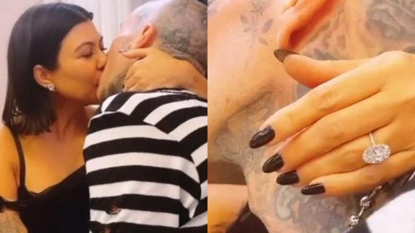 Kourtney Kardashian ile Travis Barker evlendi!