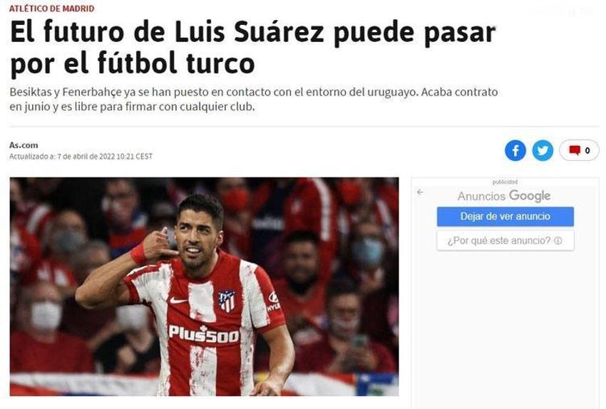 Transferde Beşiktaş ile Fenerbahçe karşı karşıya! Luis Suarez'in menajeriyle temasa geçildi...
