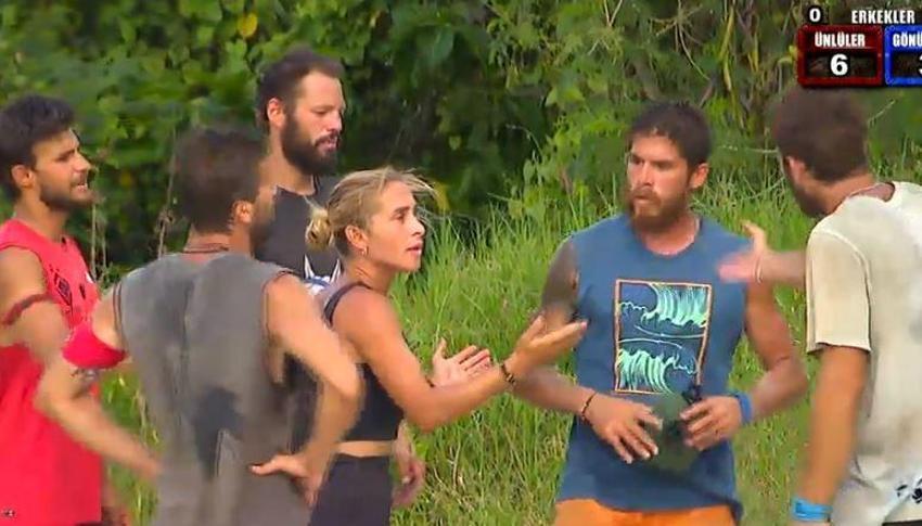 Survivor'da Ogeday, Sema ve Anıl tartışması! 'Çarpacağım bir tane göreceksin'