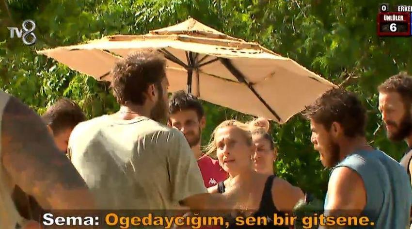 Survivor'da Ogeday, Sema ve Anıl tartışması! 'Çarpacağım bir tane göreceksin'