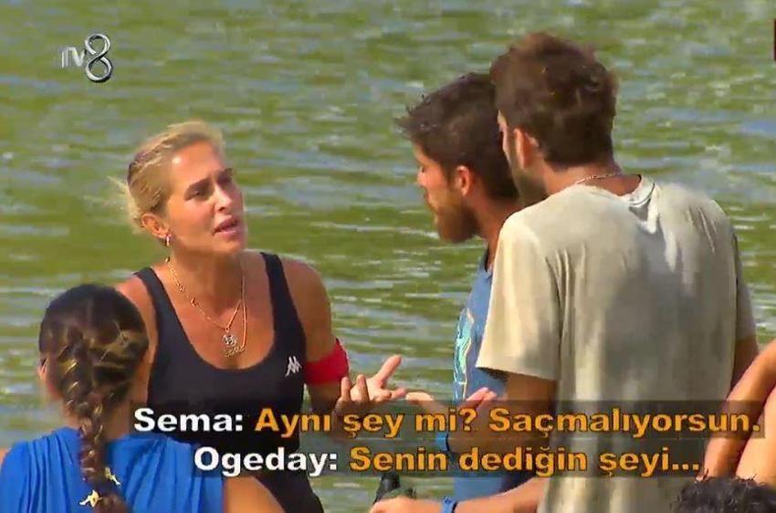 Survivor'da Ogeday, Sema ve Anıl tartışması! 'Çarpacağım bir tane göreceksin'