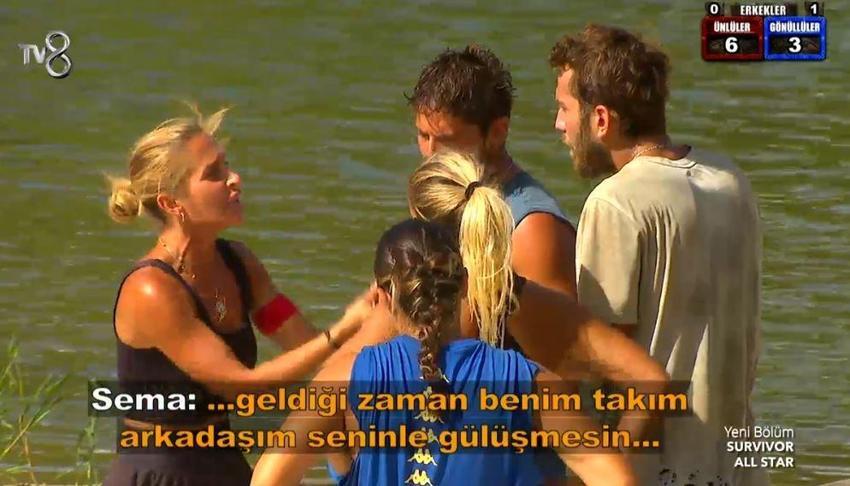 Survivor'da Ogeday, Sema ve Anıl tartışması! 'Çarpacağım bir tane göreceksin'
