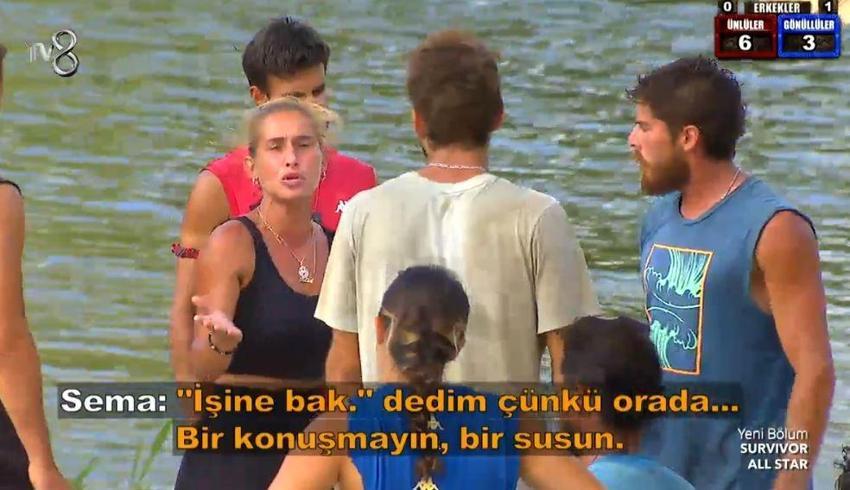 Survivor'da Ogeday, Sema ve Anıl tartışması! 'Çarpacağım bir tane göreceksin'