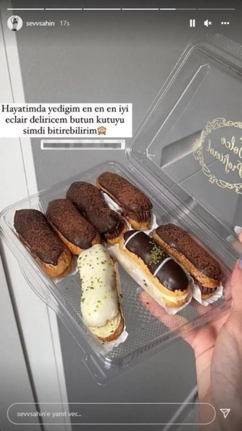 Şevval Şahin'den gündem olan 'eclair' paylaşımı eleştirilerine yanıt: Abartmayın!