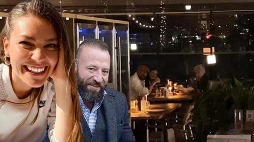 Aslı Enver'i müstakbel kayınvalidesi en ön sıradan izledi