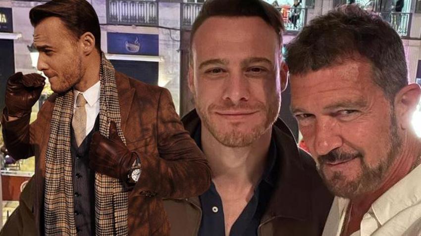 Kerem Bürsin ve Antonio Banderas bir araya geldi! Dikkat çeken yorum detayı...
