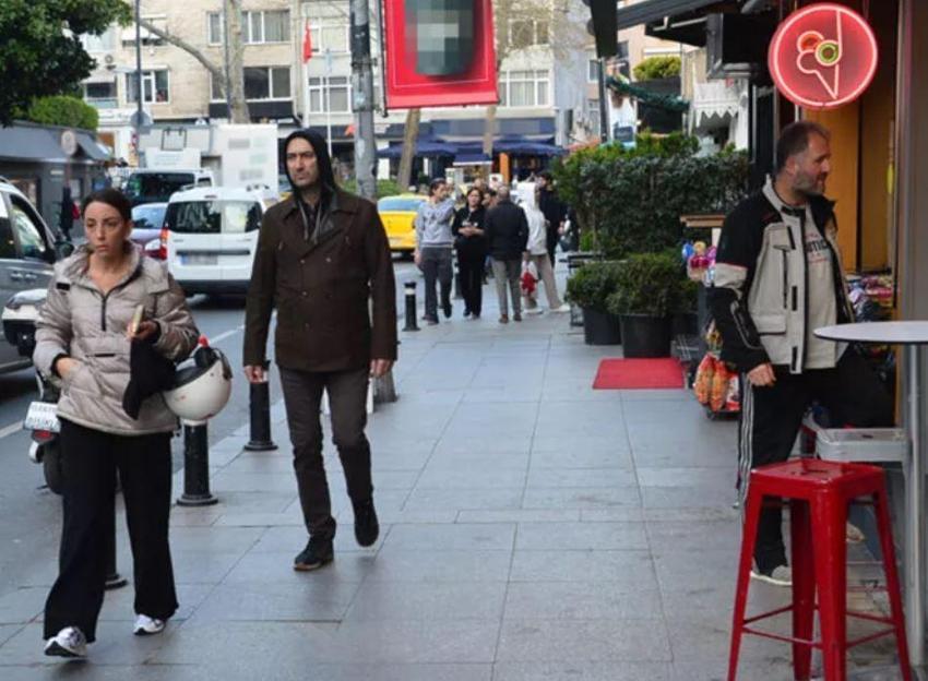 Özlem Yıldız'ın eski eşi Sinan Serter'in panik anları! Kameraları fark edince...