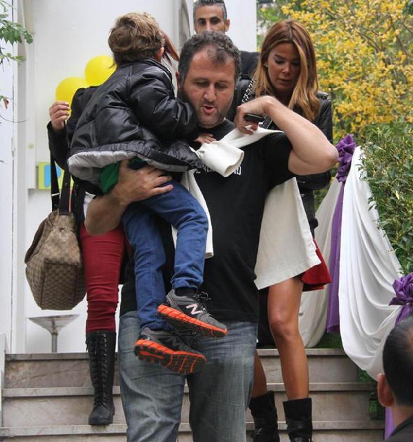 Özlem Yıldız'ın eski eşi Sinan Serter'in panik anları! Kameraları fark edince...