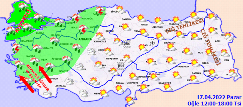 Nisanda baharı bekleyenler yanıldı! Geri döndü, yoğun yağış bugün başlıyor, yarın etkisi artacak, salı ve çarşamba günü ise...