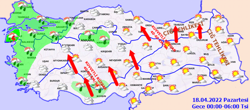 Nisanda baharı bekleyenler yanıldı! Geri döndü, yoğun yağış bugün başlıyor, yarın etkisi artacak, salı ve çarşamba günü ise...