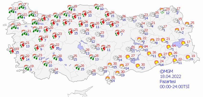 Nisanda baharı bekleyenler yanıldı! Geri döndü, yoğun yağış bugün başlıyor, yarın etkisi artacak, salı ve çarşamba günü ise...