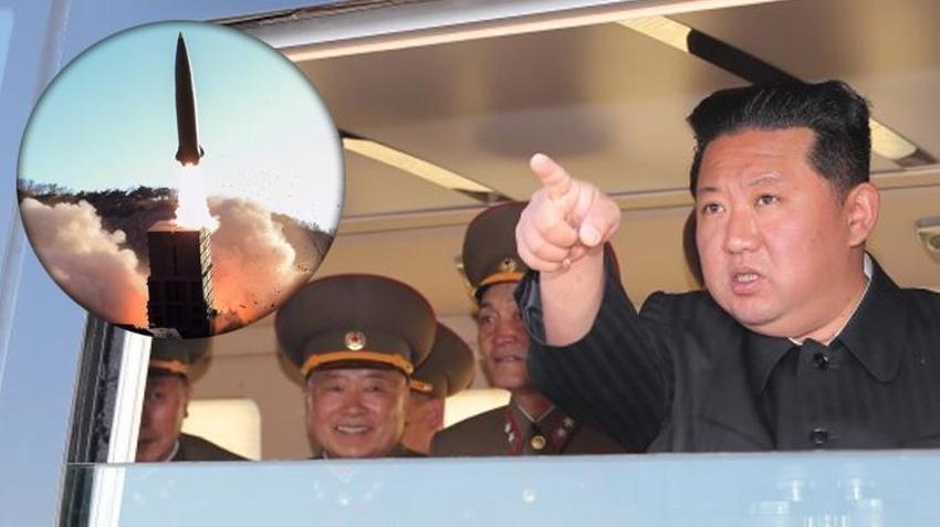   Kuzey Kore’den ABD, Güney Kore ve Japonya’ya füzeli yanıt! Kim Jong Un hedefi gösterdi ve...  