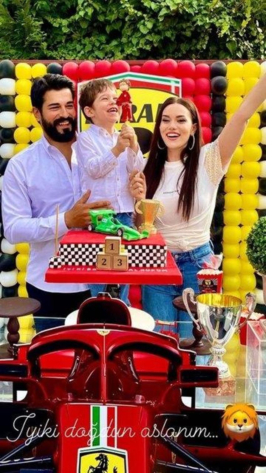 Fahriye Evcen ve Burak Özçivit'in oğulları Karan 3 yaşında! Doğum günü paylaşımlarına beğeni yağdı...