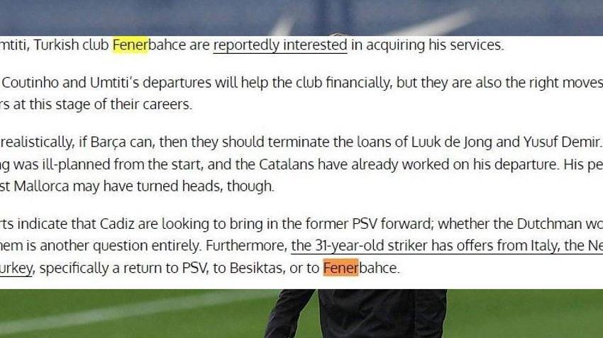 Yılın transfer sürprizi! Fenerbahçe Barcelona ile masaya oturdu! Bir değil 2 yıldız yolda