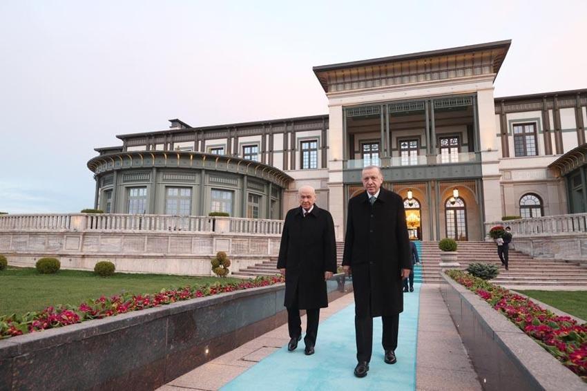 Cumhurbaşkanı Erdoğan ile MHP lideri Bahçeli iftarda bir araya geldi