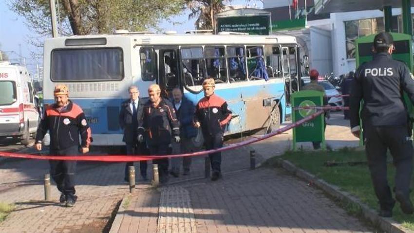 Bursa'da infaz koruma memurlarını taşıyan otobüste patlama