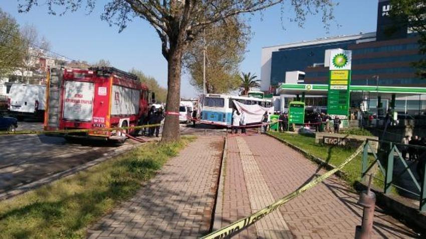 Bursa'da infaz koruma memurlarını taşıyan otobüste patlama