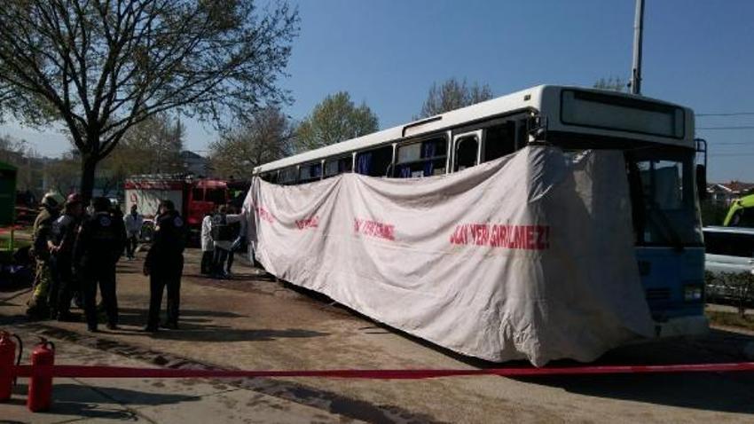 Bursa'da infaz koruma memurlarını taşıyan otobüste patlama