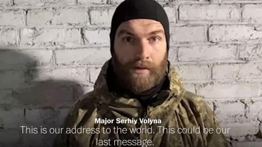 Mariupol'de kritik gelişme! Ukraynalı komutan yardım istedi: Bu son konuşmam olabilir, günlerimiz hatta saatlerimiz kaldı!