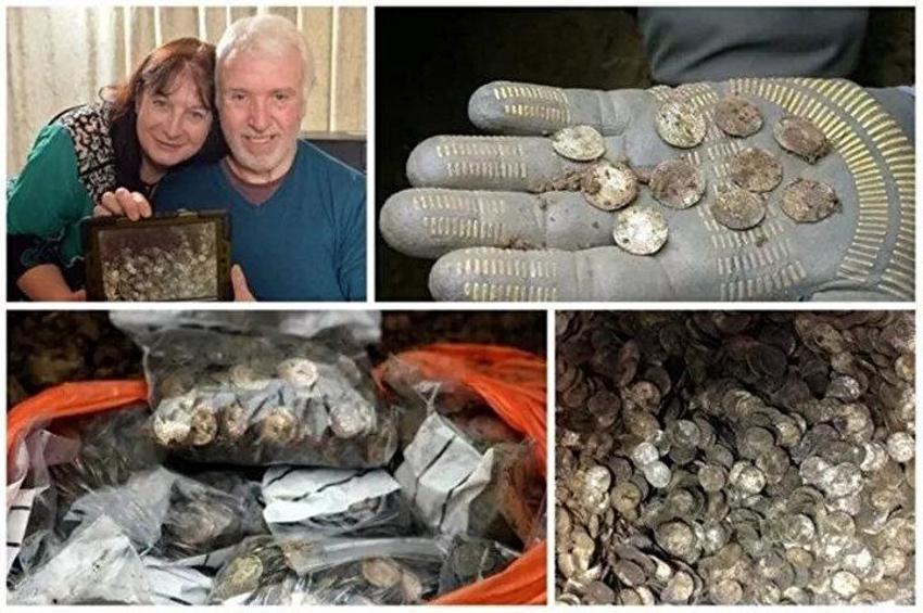 Dev külçe altına paça biçilemiyor! Bahçesinde kaza yaparken hazine buldu! 