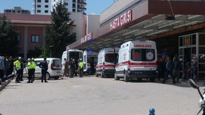 Suriye'de teröristlerden havanlı saldırı; 6 polis yaralı