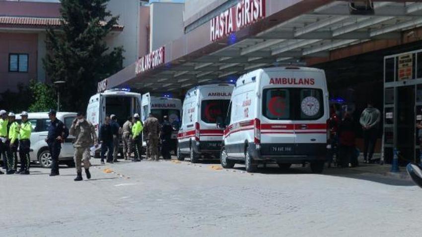 Suriye'de teröristlerden havanlı saldırı; 6 polis yaralı