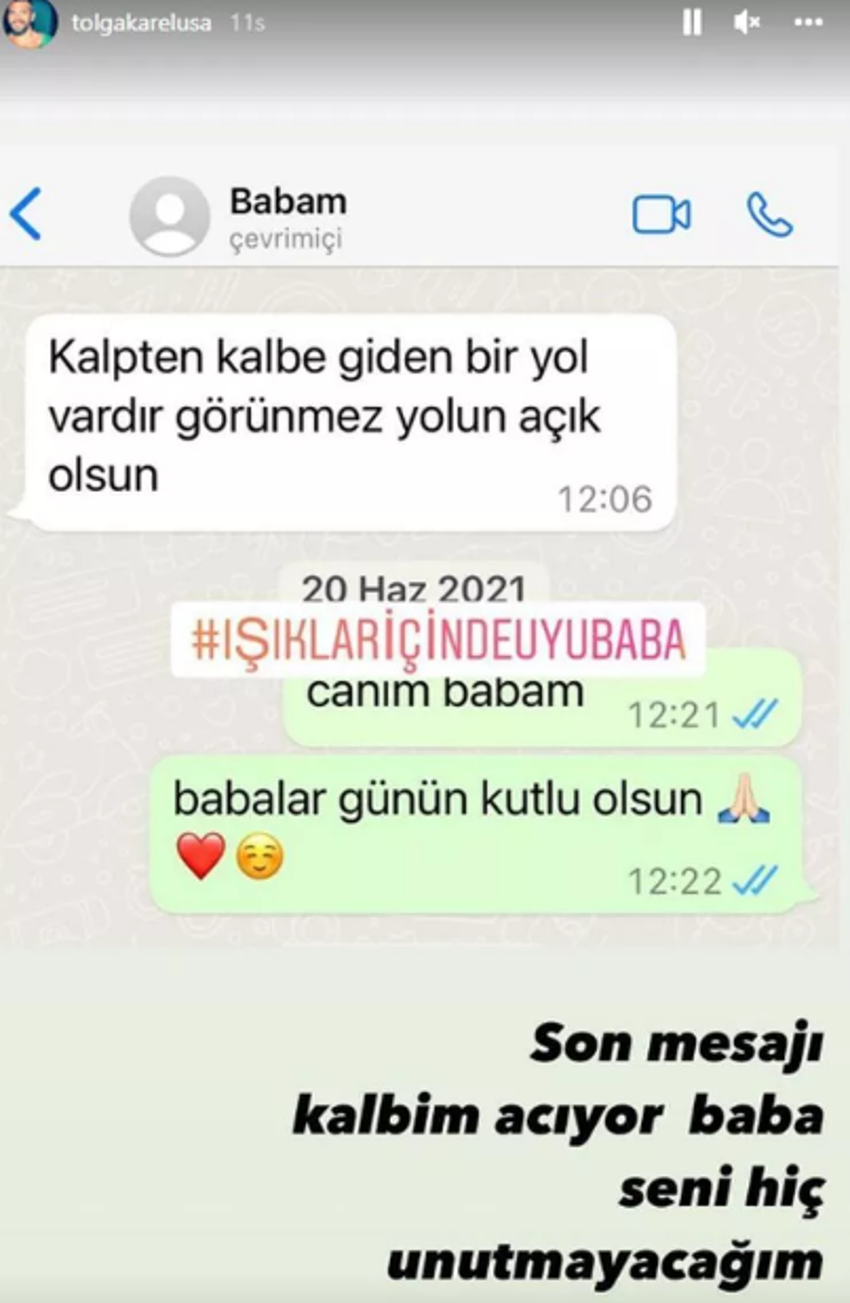 Tolga Karel babasının mezarlığını paylaştı: Sana yetişemedim