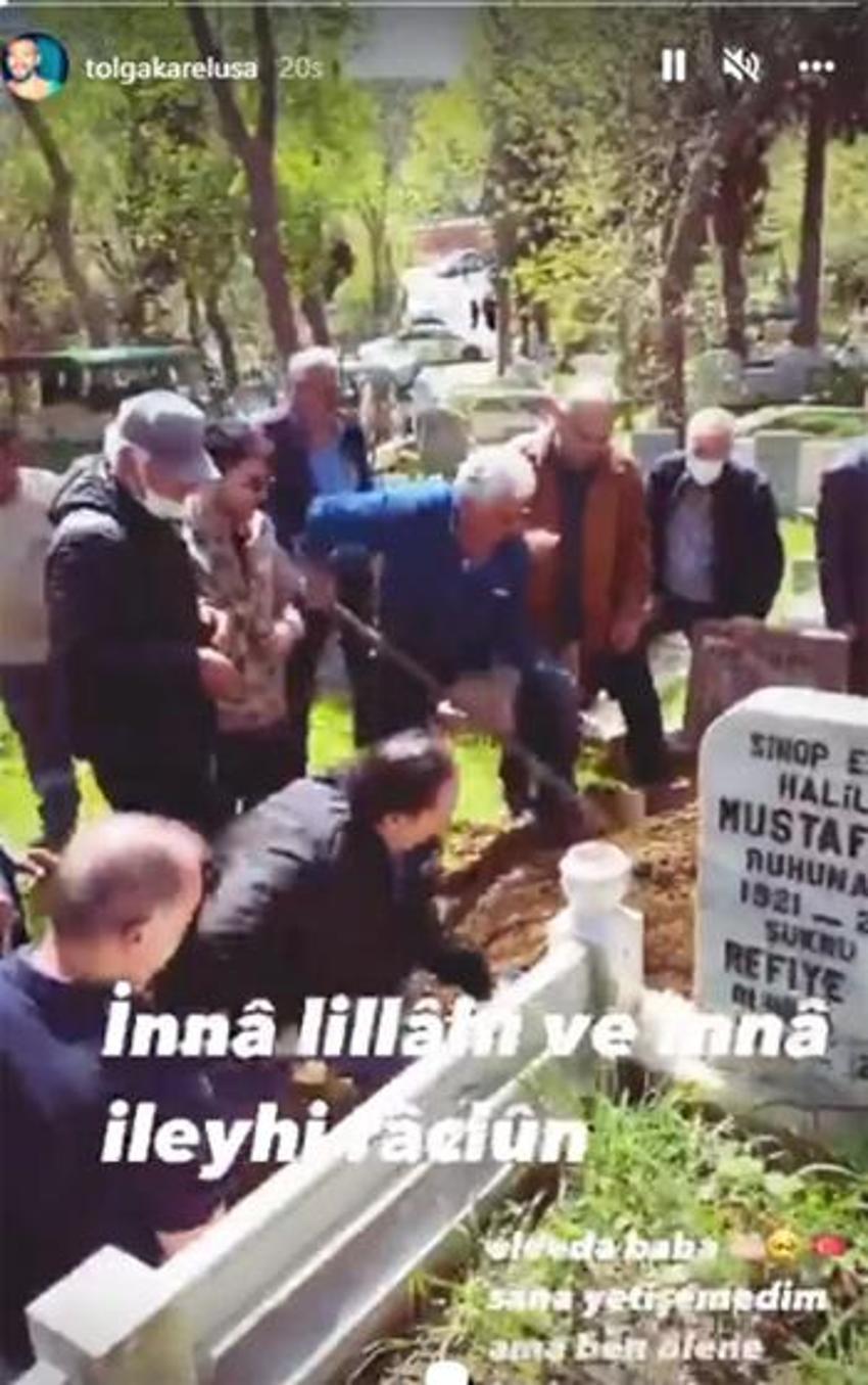 Tolga Karel babasının mezarlığını paylaştı: Sana yetişemedim