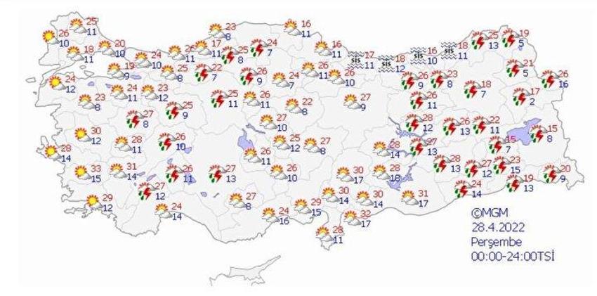 Meteoroloji'den son dakika duyurdu! Bayramda hava durumu değişiyor, kuvvetli olacak! Yeniden başlıyor, İstanbul, Ankara ve İzmir'de...