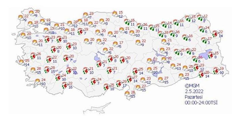 Meteoroloji'den son dakika duyurdu! Bayramda hava durumu değişiyor, kuvvetli olacak! Yeniden başlıyor, İstanbul, Ankara ve İzmir'de...