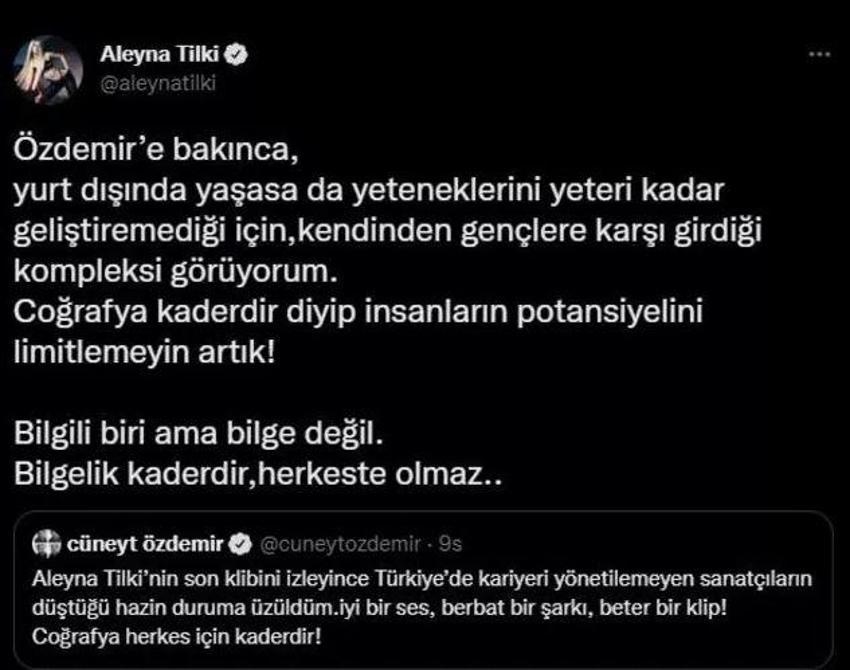 Aleyna Tilki'nin klibine Ebru Yaşar'dan tepki! 'Kanal değiştirir, çocuklarıma izletmem'
