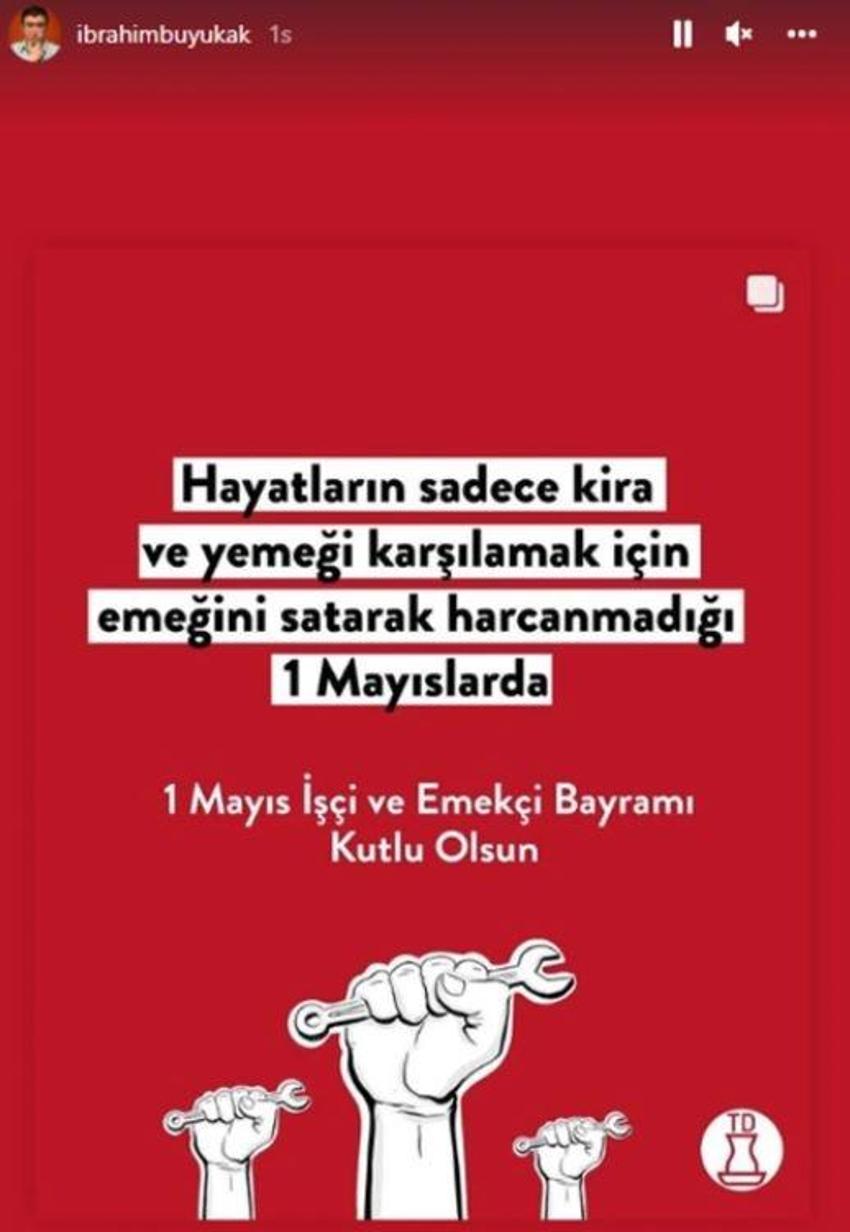 Ünlü isimlerin 1 Mayıs Emek ve Dayanışma Günü paylaşımları