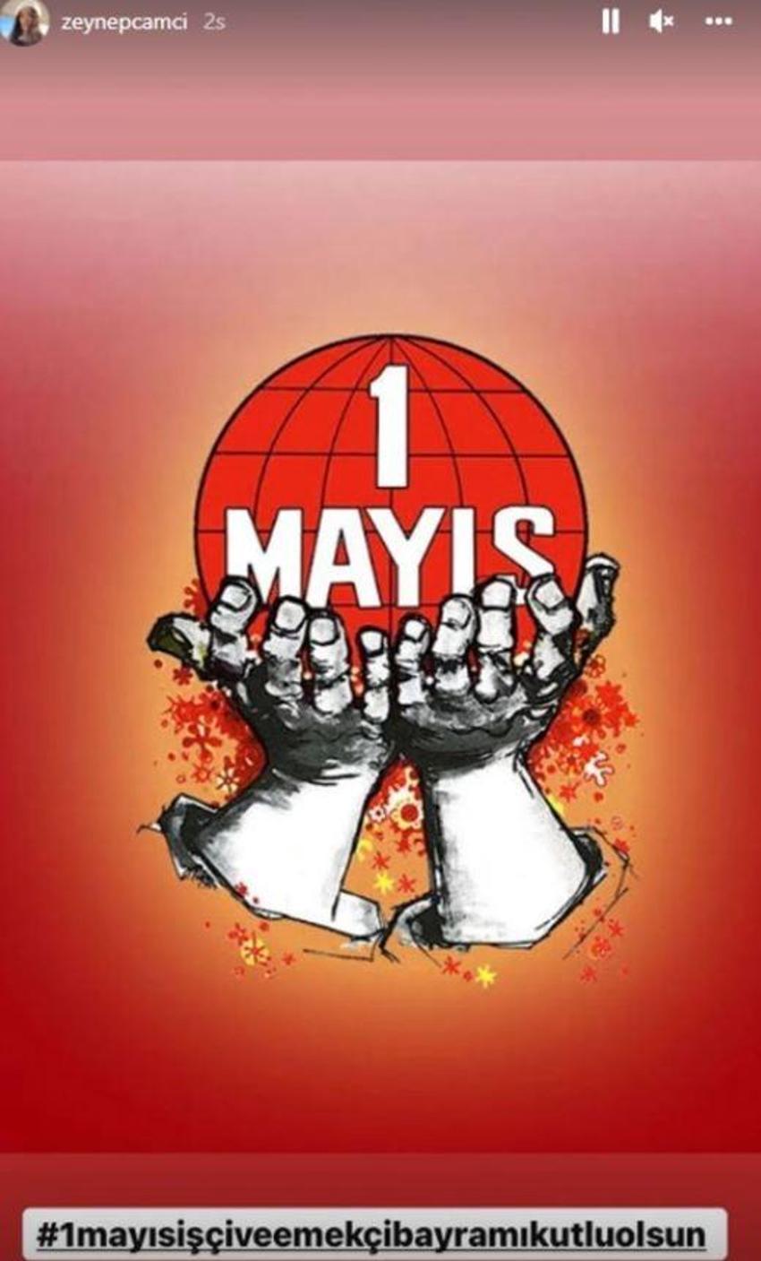 Ünlü isimlerin 1 Mayıs Emek ve Dayanışma Günü paylaşımları