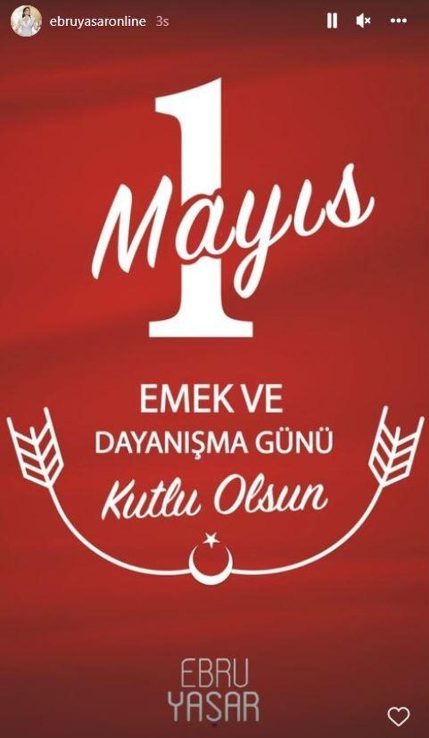 Ünlü isimlerin 1 Mayıs Emek ve Dayanışma Günü paylaşımları