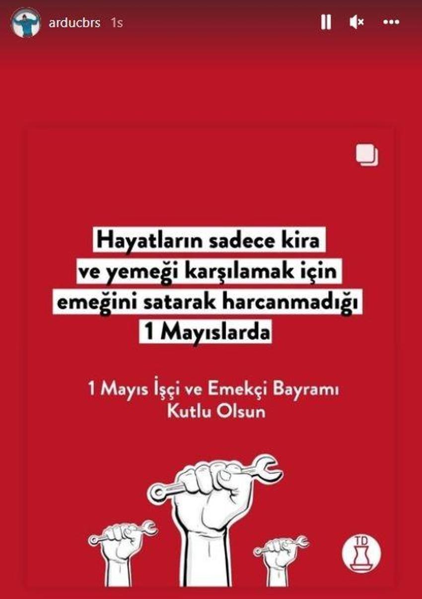 Ünlü isimlerin 1 Mayıs Emek ve Dayanışma Günü paylaşımları