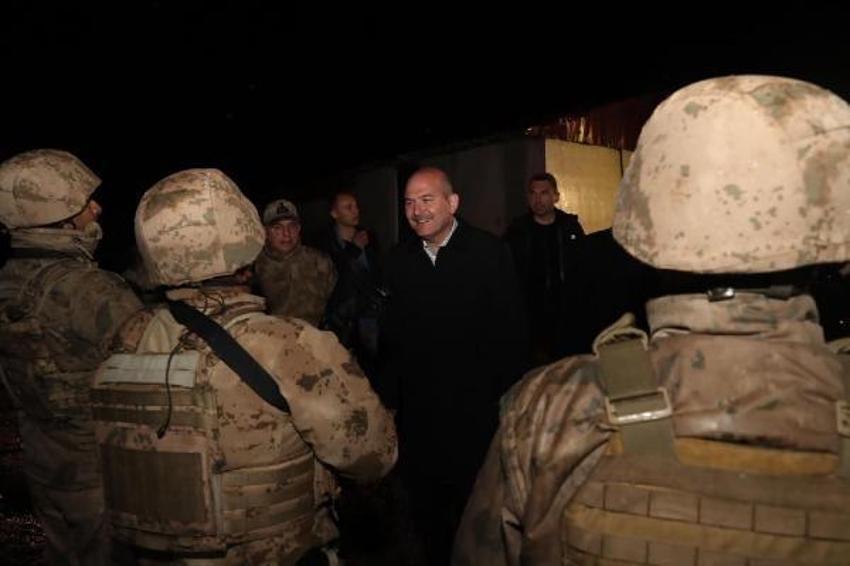 Bakan Soylu güvenlik güçleriyle bayramlaştı