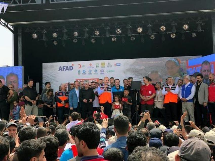 Briket evlerin anahtar teslim töreni yapıldı