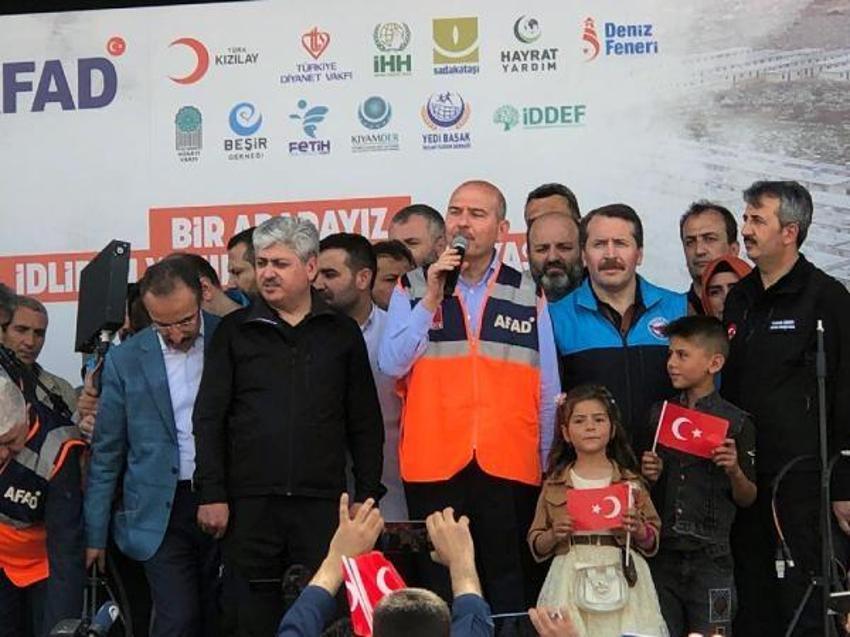Briket evlerin anahtar teslim töreni yapıldı