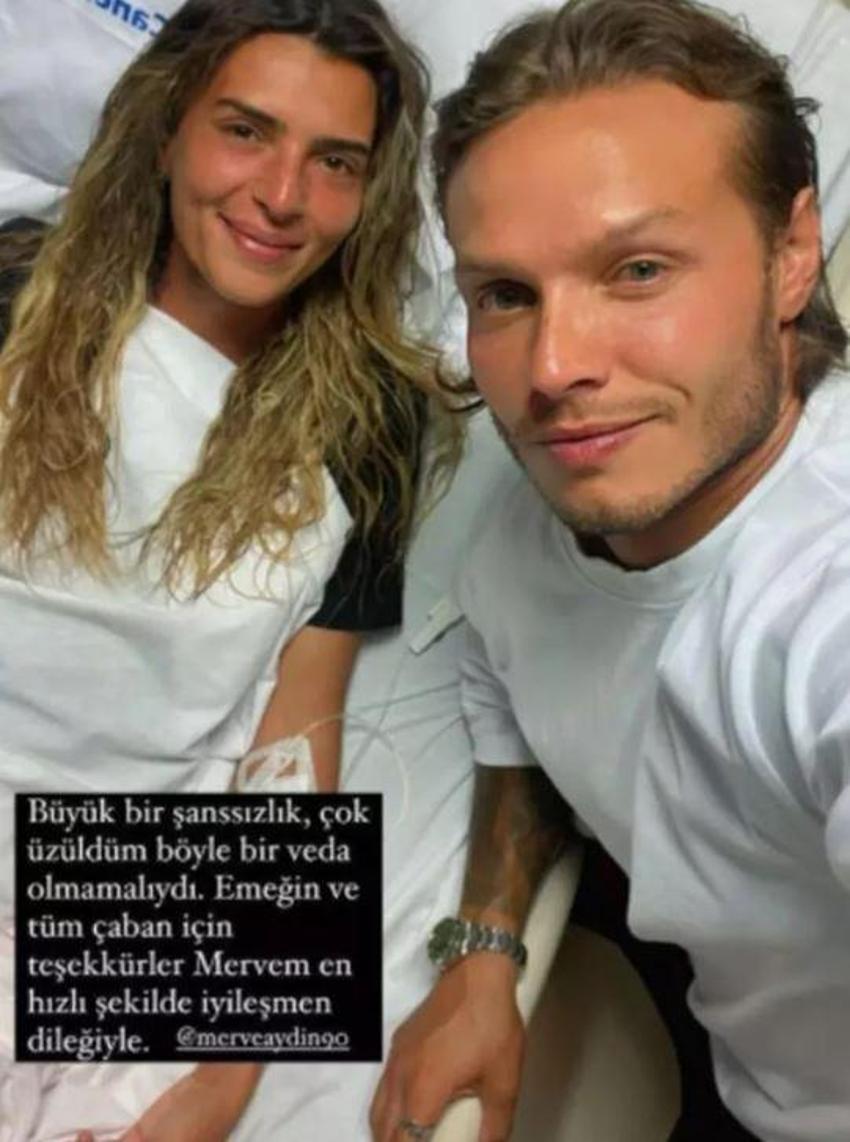 Survivor'a veda etmişti! Merve Aydın'ın oğlu ve eşi ile buluşma anı...