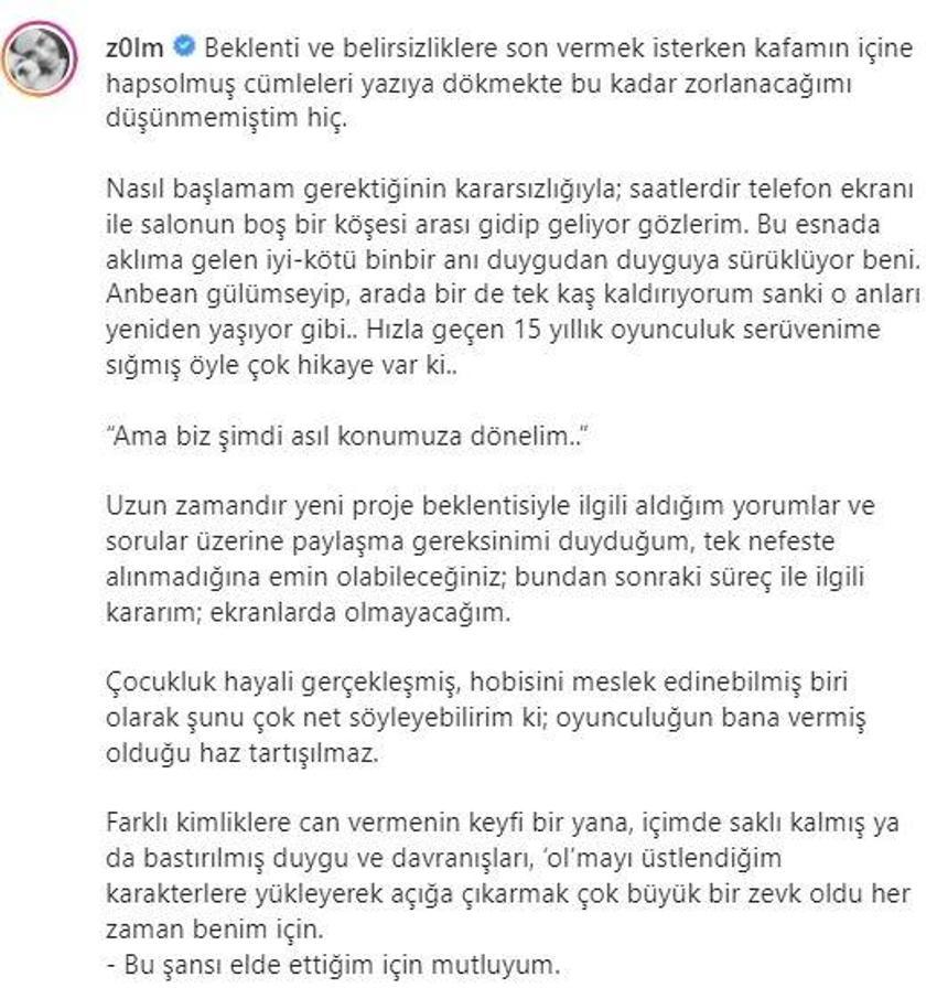 Özlem Yılmaz oyunculuğu bıraktığını açıkladı! 'Mesleğimden beni uzaklaştıran detaylar...'