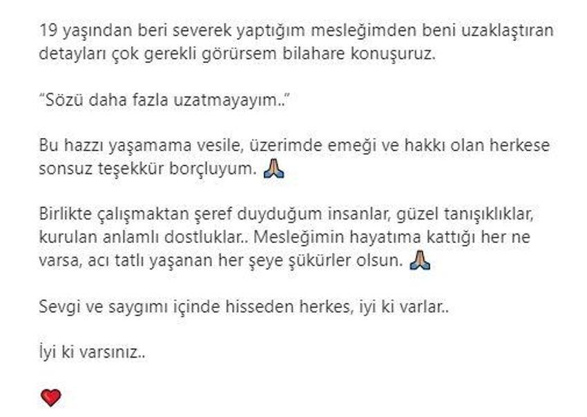Özlem Yılmaz oyunculuğu bıraktığını açıkladı! 'Mesleğimden beni uzaklaştıran detaylar...'
