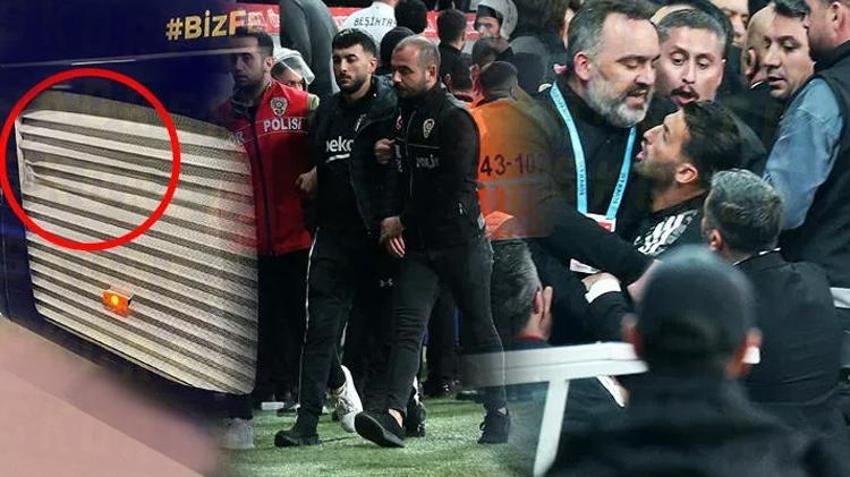 Derbi sonrası Fenerbahçe otobüsüne saldırı! Saha karıştı, protokol tribününde...