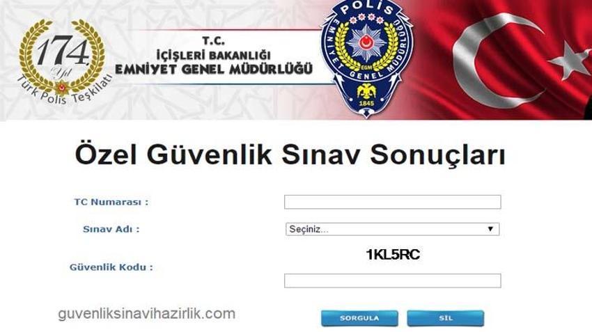 Özel Güvenlik sınav sonuçları açıklandı mı, 102. Dönem ÖGG sınav sonuçları ne zaman açıklanacak? EGM ÖGG sınav sonuçları sorgulama ekranı! 