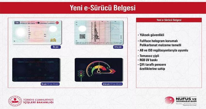 Yeni e-Pasaport, yeni e-Mavi Kart ve yeni e-Sürücü Belgesi ile ilgili ilk kareler paylaşıldı