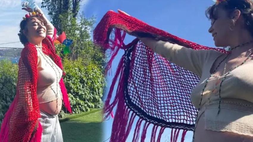 Demet Evgar'dan anneliğe geçiş kutlaması!