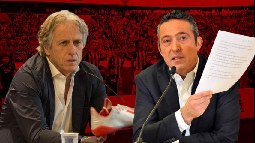 Ali Koç'un Jorge Jesus'a verdiği rapor ortaya çıktı! 'Merak etme bu 6 futbolcu takımdan gidecek'